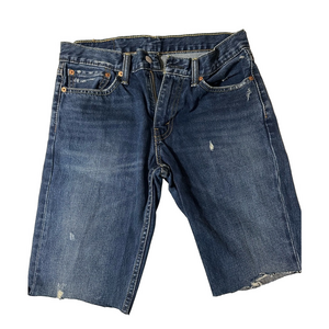 Levi' Strauss 511 Jean Cut Off 5-Pocket with Raw Hem and Distressed Look